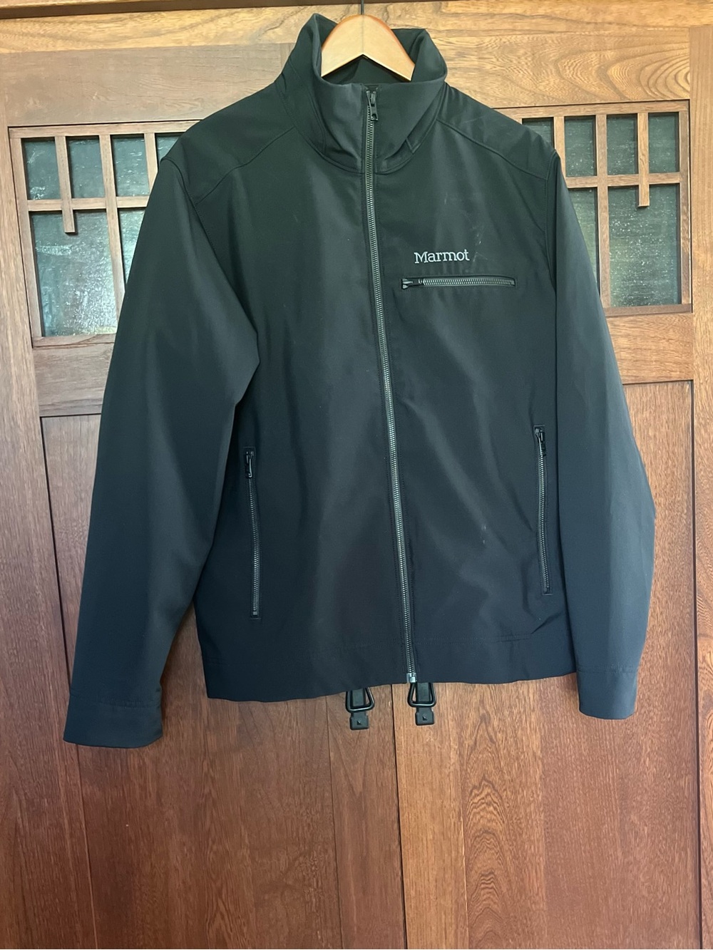 Marmot Black Full-Zip Performance Softshell Jacket